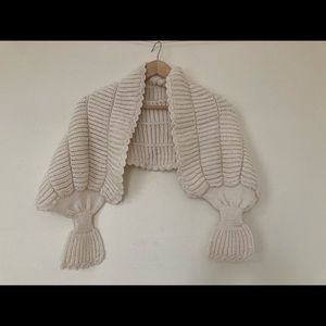 Handmade Wool Over the Shoulder Scarf